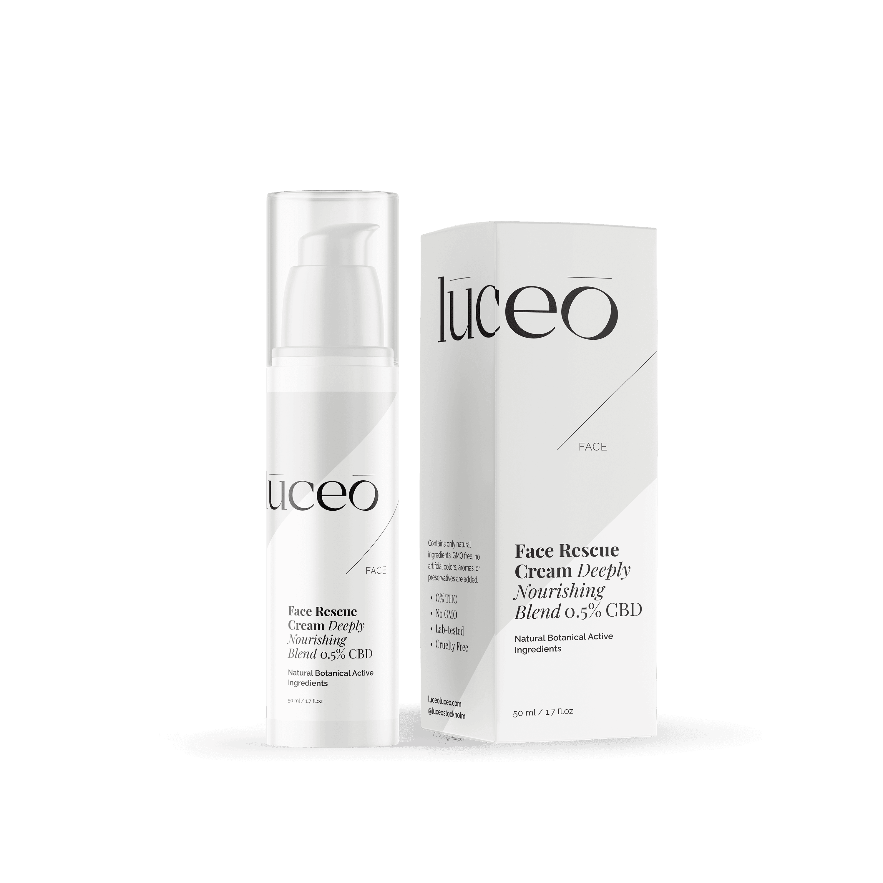 LUCEO Face Rescue Cream Unisex Day Cream 50 ml 2