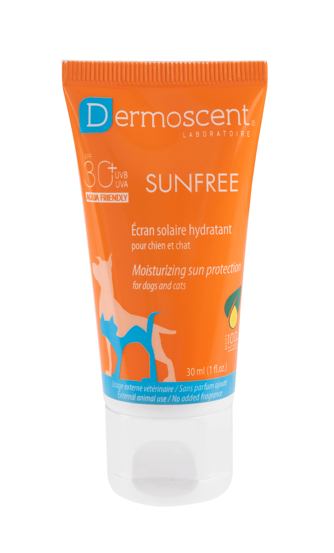 Dermoscent SunFREE SPF30+ för Kundar & Katter 30 ml