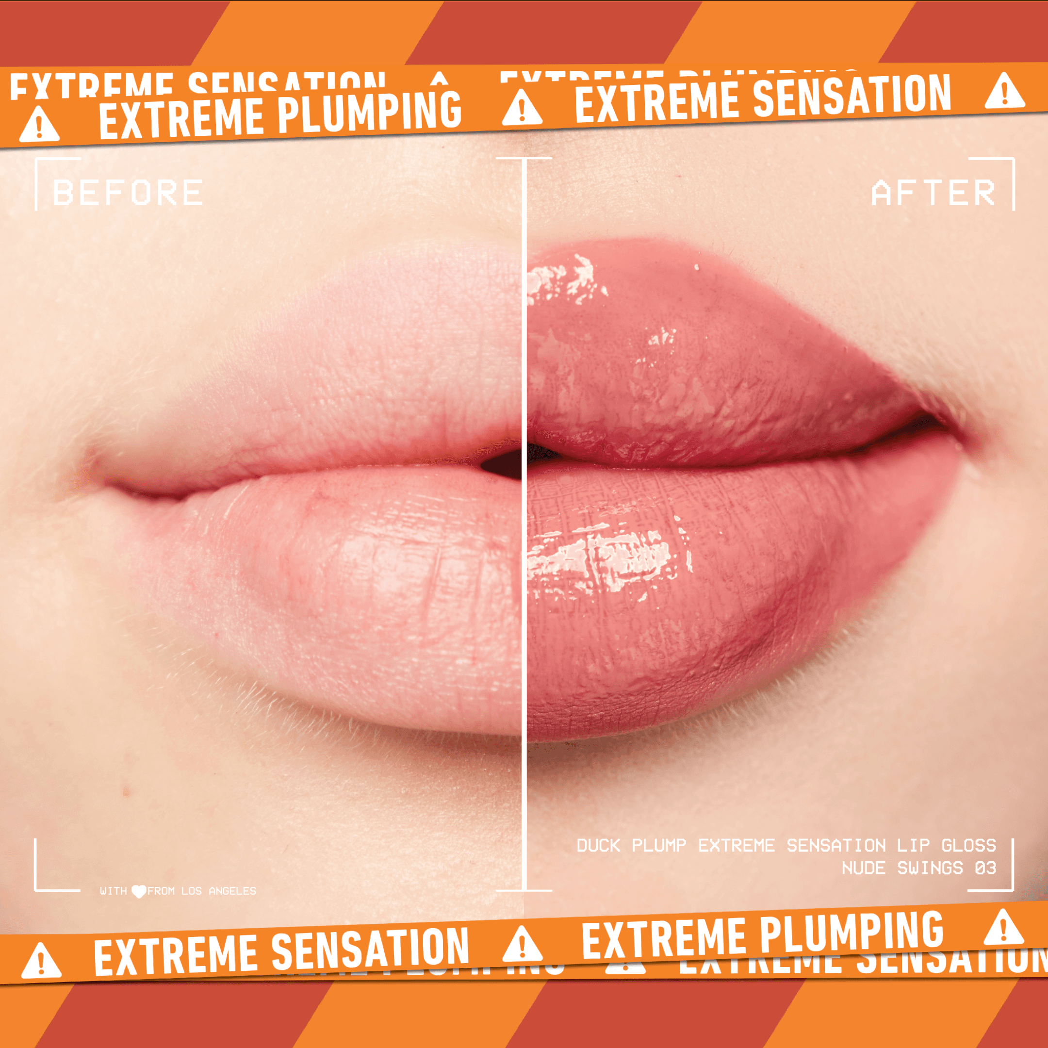 NYX Professional Makeup Duck Plump Lip Lacquer 03 Nude Swings 7 ml - produktbild 3