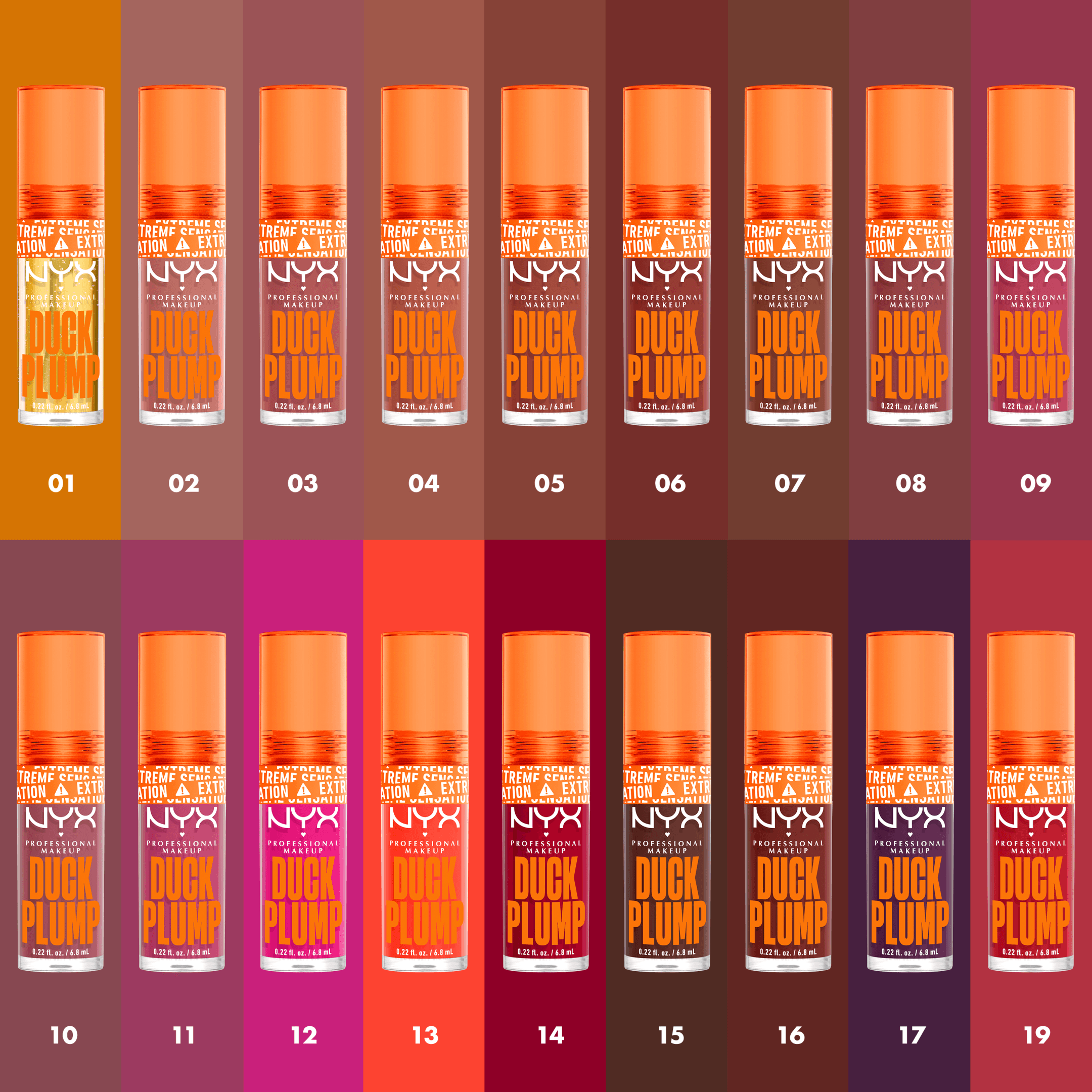 NYX Professional Makeup Duck Plump Lip Lacquer 03 Nude Swings 7 ml - produktbild 5