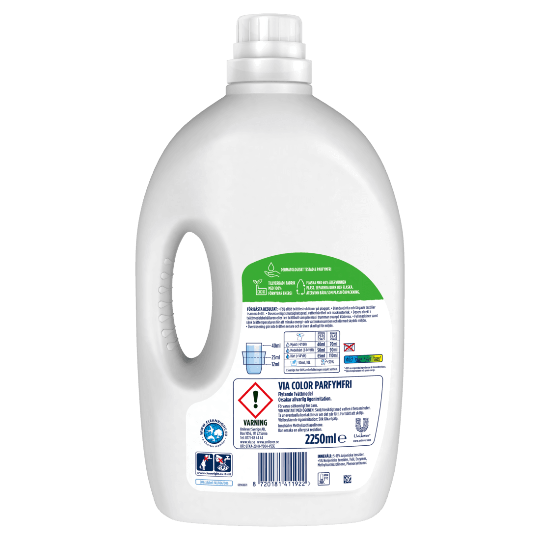 Via Color Parfymfri 2250 ml 2