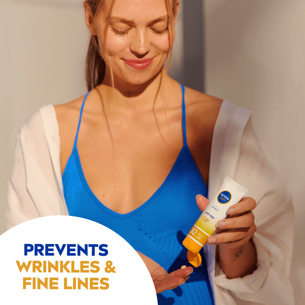 Solskydd ansikte UV Face Anti Age Q10 Cream SPF30 50 ml NIVEA SUN - produktbild 3