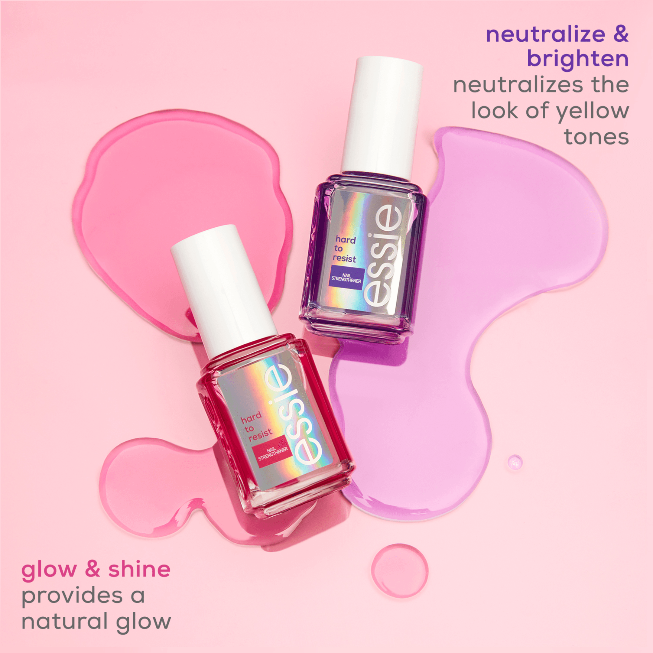 Essie Hard to Resist Nail Strengthener Sheer Pink 13,5 ml 5
