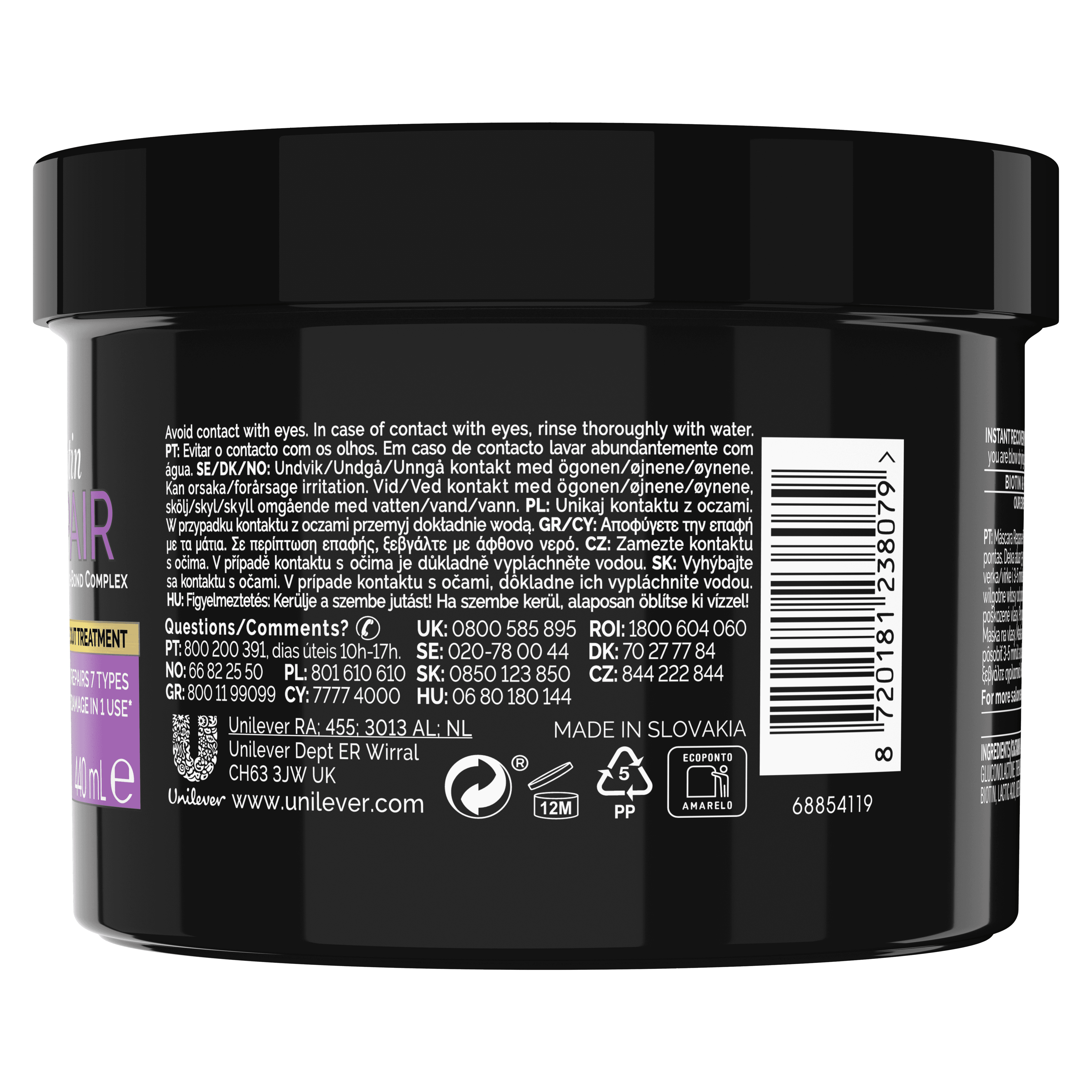 TRESemmé Biotin + Repair 7 Hair Mask 440 ml - produktbild 2