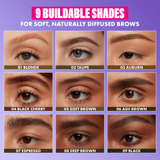 NYX Professional Makeup Powder Louder Brow Pen 09 Black 4
