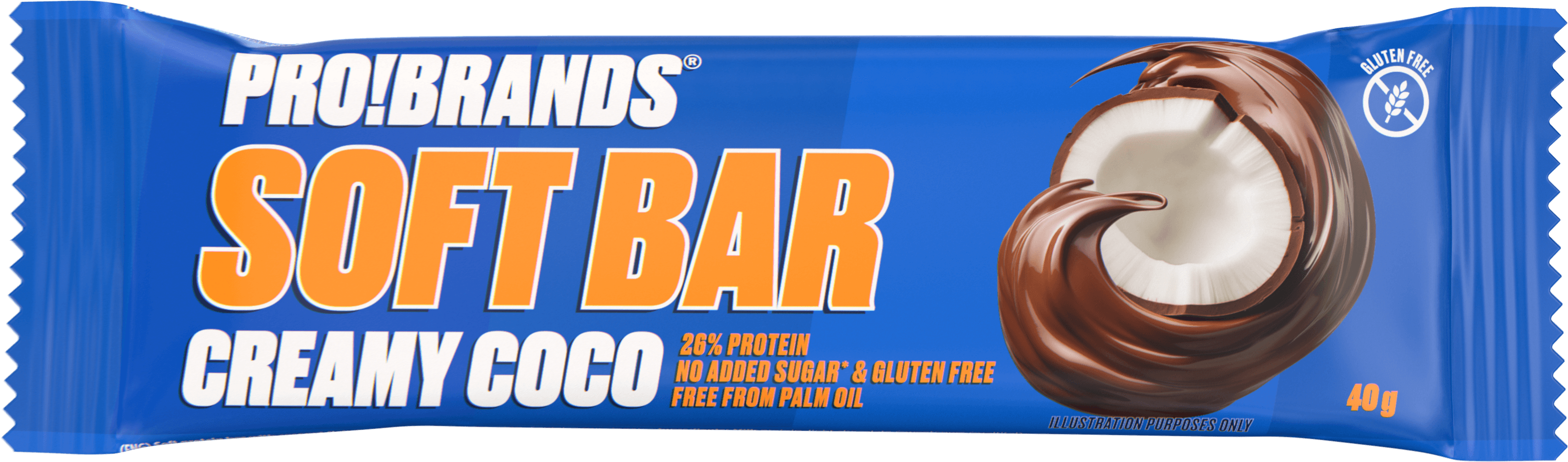 ProBrands Softbar Creamy Coco 40 g