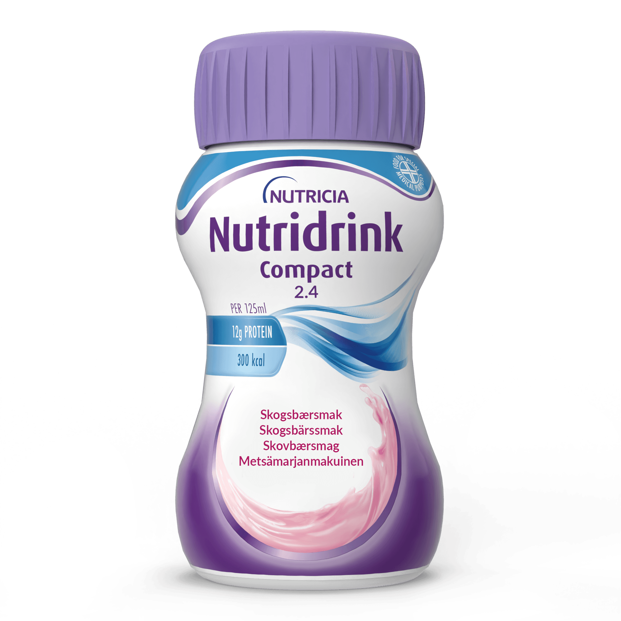 Nutridrink Compact Skogsbär 4 x 125 ml 2