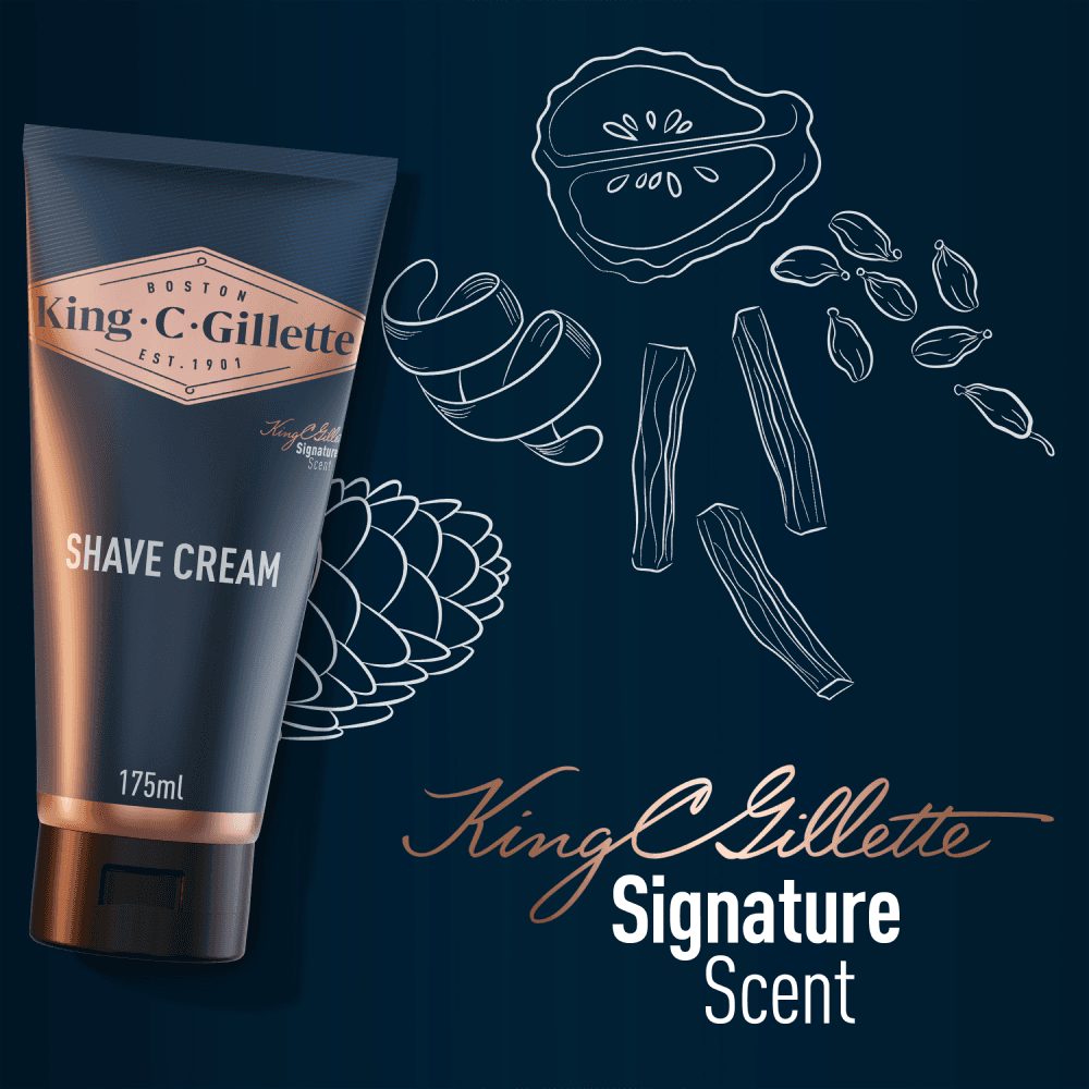 King C. Gillette Shave Cream 175 ml 4