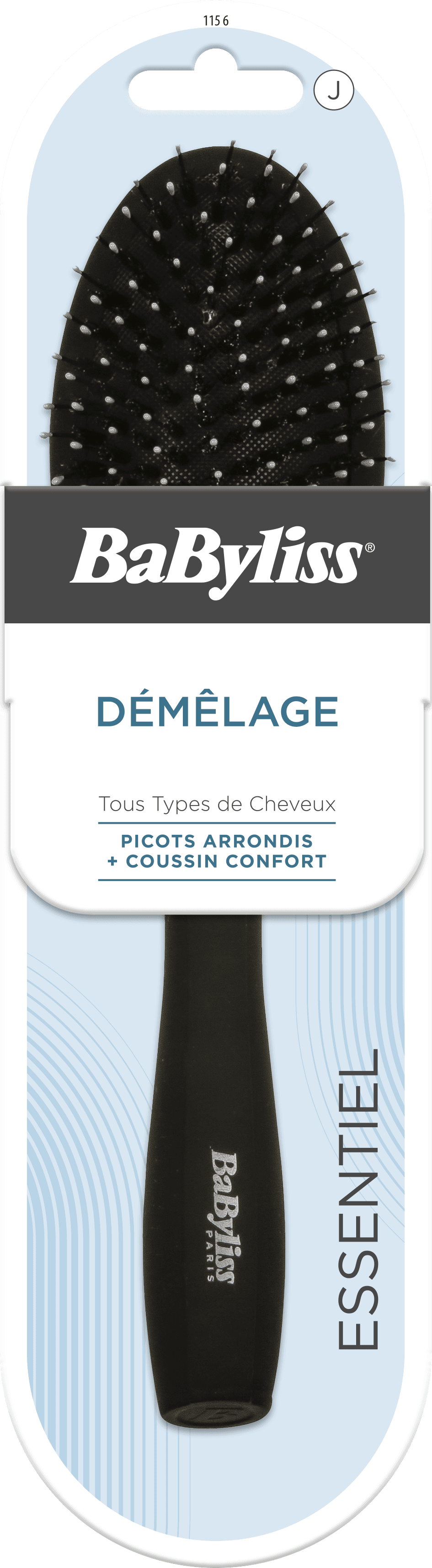 BaByliss Paddelborste Stor Svart