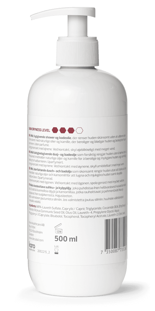 Decubal Hydrating Shower & Bath Oil 500 ml 2