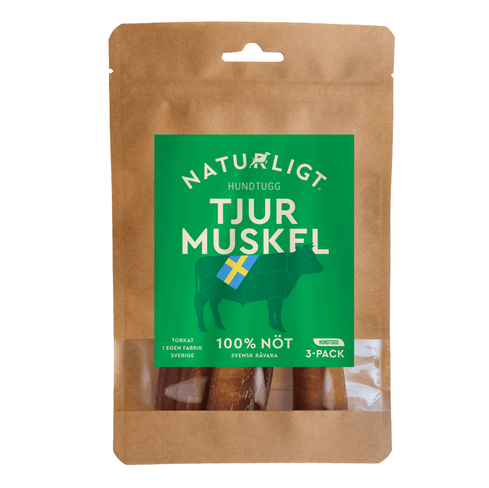 Naturligt Tjurmuskel 3-pack