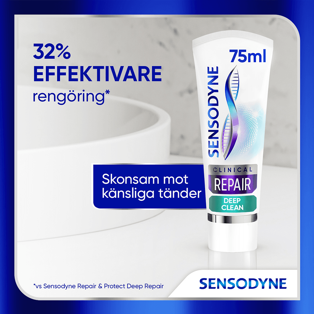 Sensodyne Tandkräm Clinical Repair Deep Clean 75 ml 3
