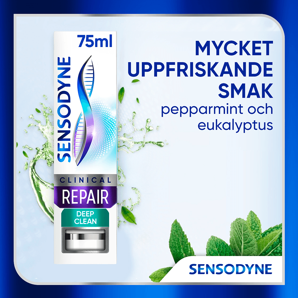 Sensodyne Tandkräm Clinical Repair Deep Clean 75 ml 4
