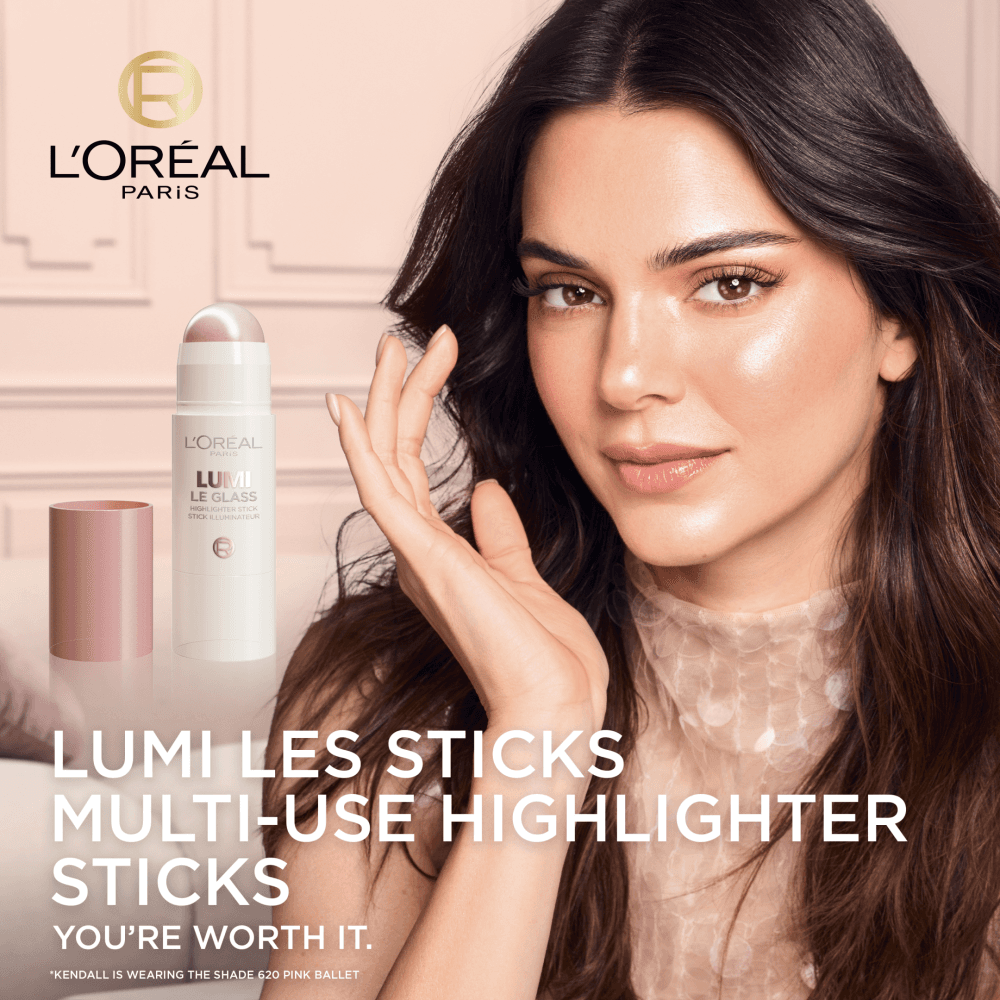 L'Oréal Paris Lumi Le Glass Highlighter Stick 610 Glassy Pearl Éclat 5 g - produktbild 2