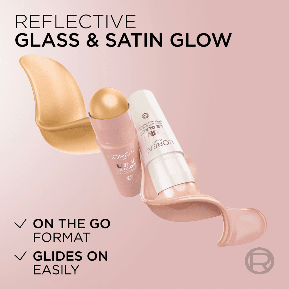L'Oréal Paris Lumi Le Glow Highlighter Stick 630 Glowy Cream Chic 6,5 g - produktbild 3