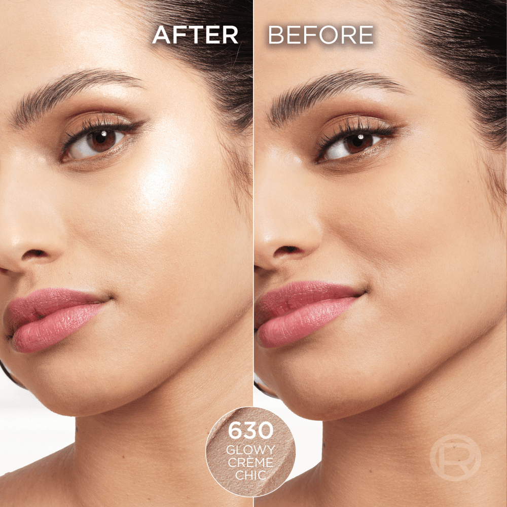 L'Oréal Paris Lumi Le Glow Highlighter Stick 630 Glowy Cream Chic 6,5 g - produktbild 5