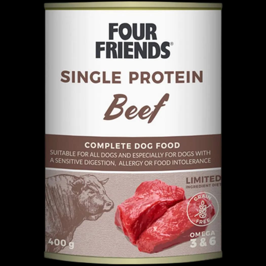 FourFriends Dog Beef Våtfoder 400 g