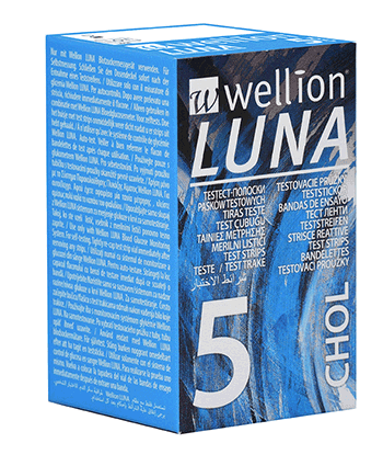 Wellion LUNA Teststickor CHOL 5 st