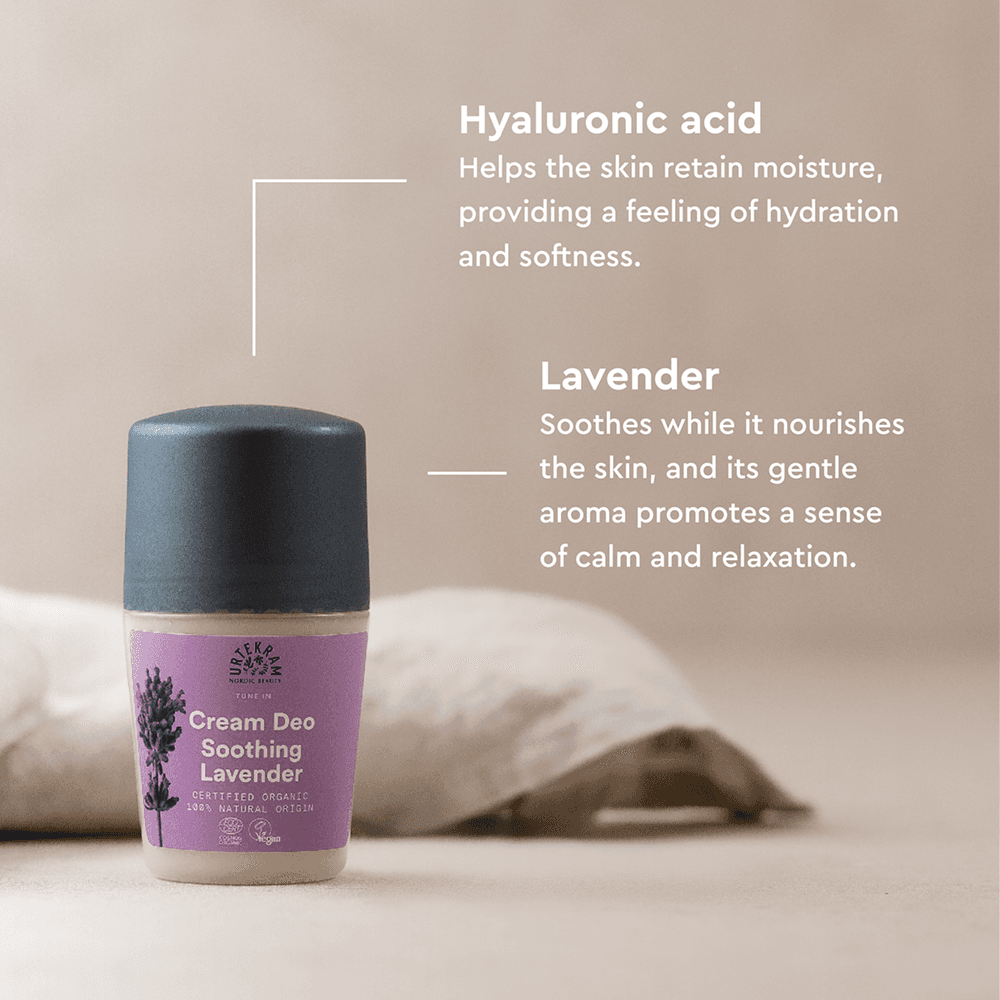 Urtekram Tune In Soothing Lavender Creme Deo 50 ml 3