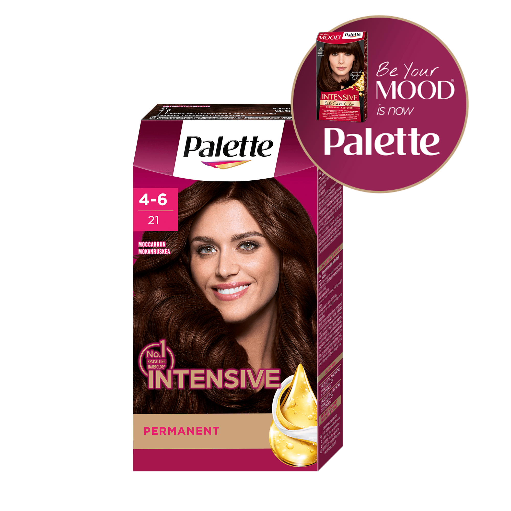 Palette Intensive Creme Coloration 4-6 Moccabrun 2