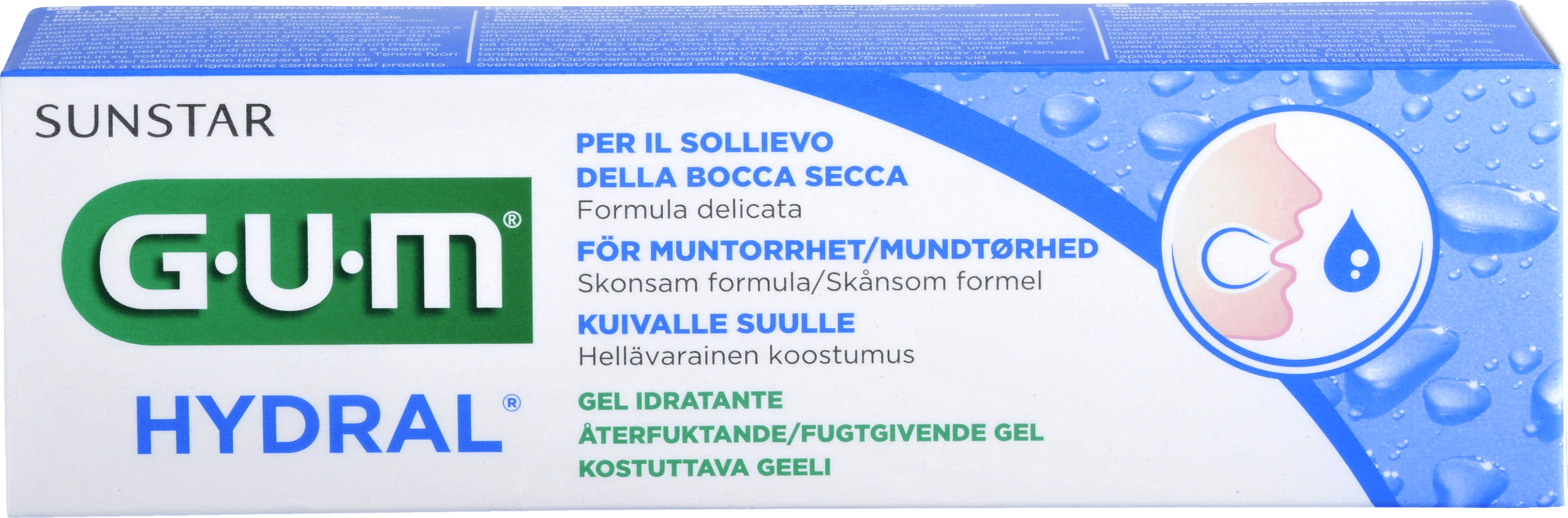 GUM Hydral Återfuktande Gel 50 ml 2