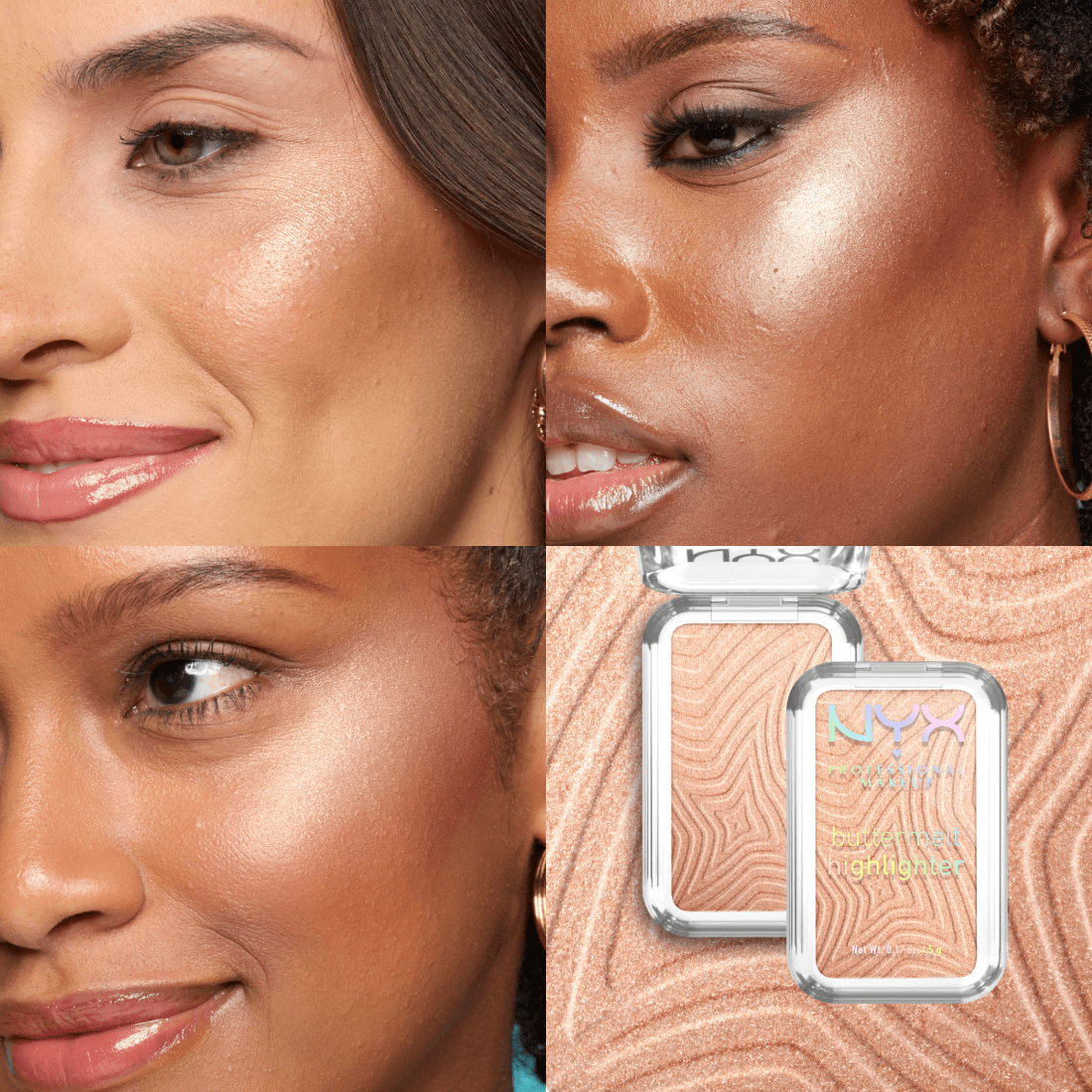 NYX Professional Makeup Buttermelt Highlighter 10 Glaze It Butta 5 g - produktbild 2