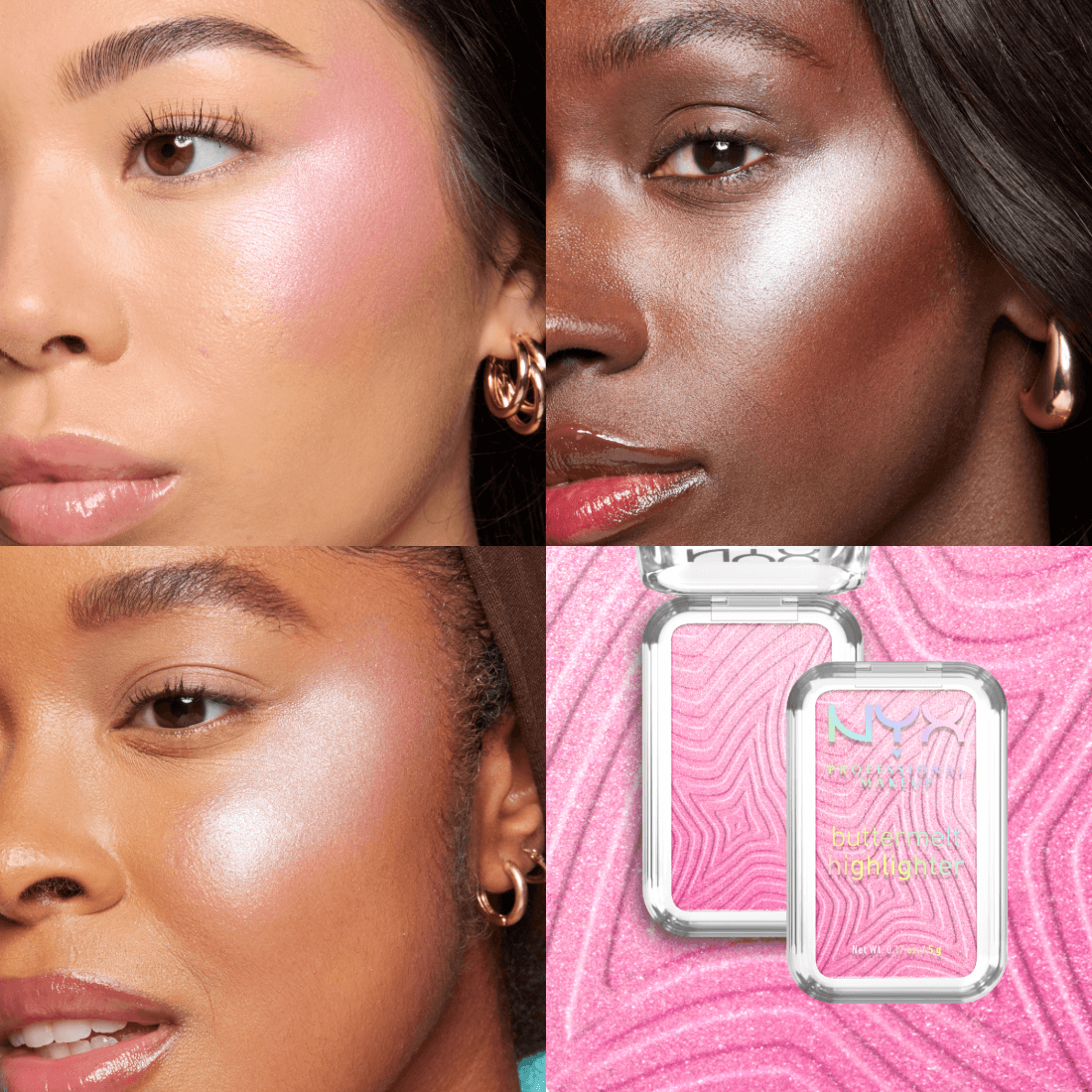 NYX Professional Makeup Buttermelt Highlighter 15 U Butta Werk 5 g - produktbild 2