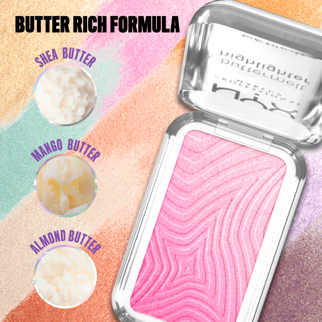 NYX Professional Makeup Buttermelt Highlighter 15 U Butta Werk 5 g - produktbild 3