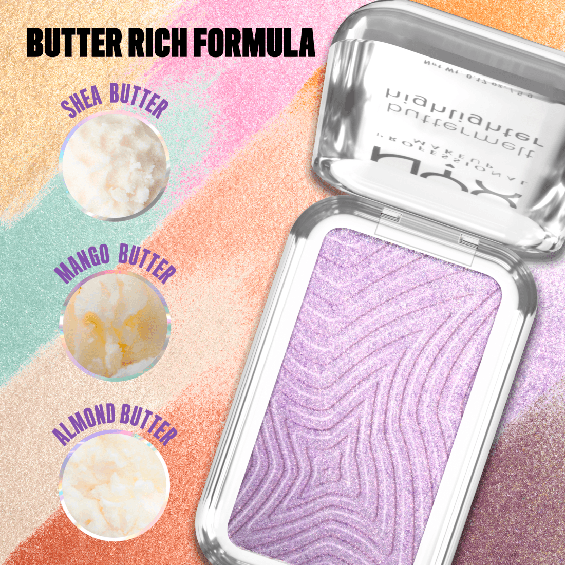 NYX Professional Makeup Buttermelt Highlighter 40 No 1 Butta 5 g - produktbild 3