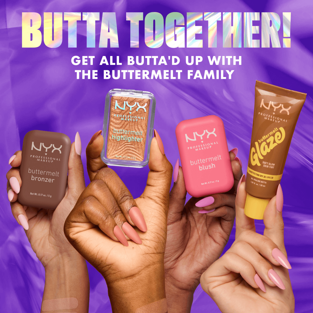 NYX Professional Makeup Buttermelt Highlighter 40 No 1 Butta 5 g - produktbild 5