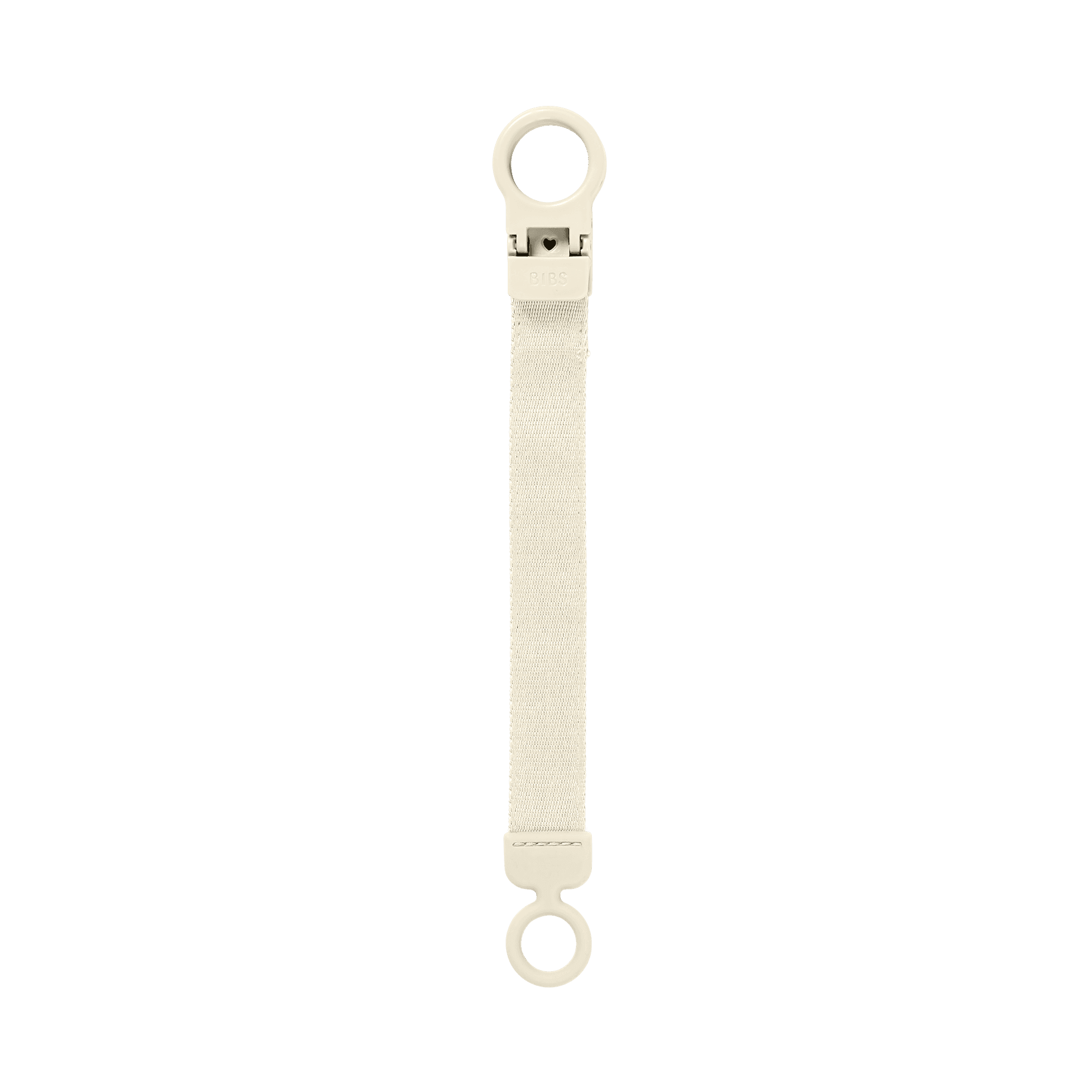 BIBS Pacifier Clip Loop Ivory