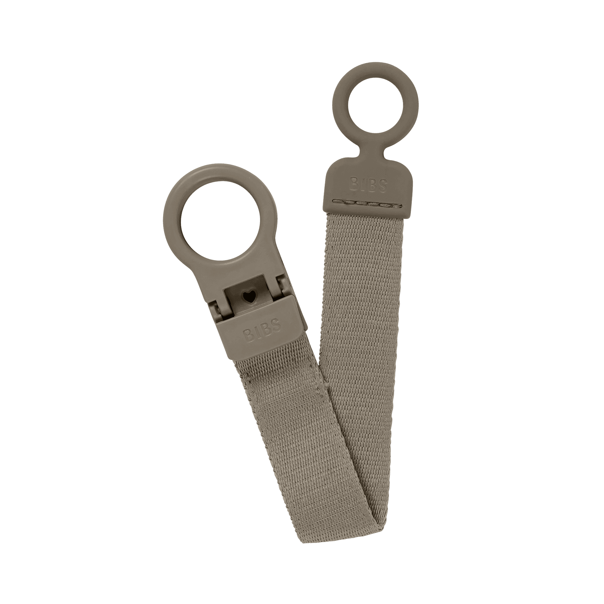 BIBS Pacifier Clip Loop Dark Oak - produktbild 2