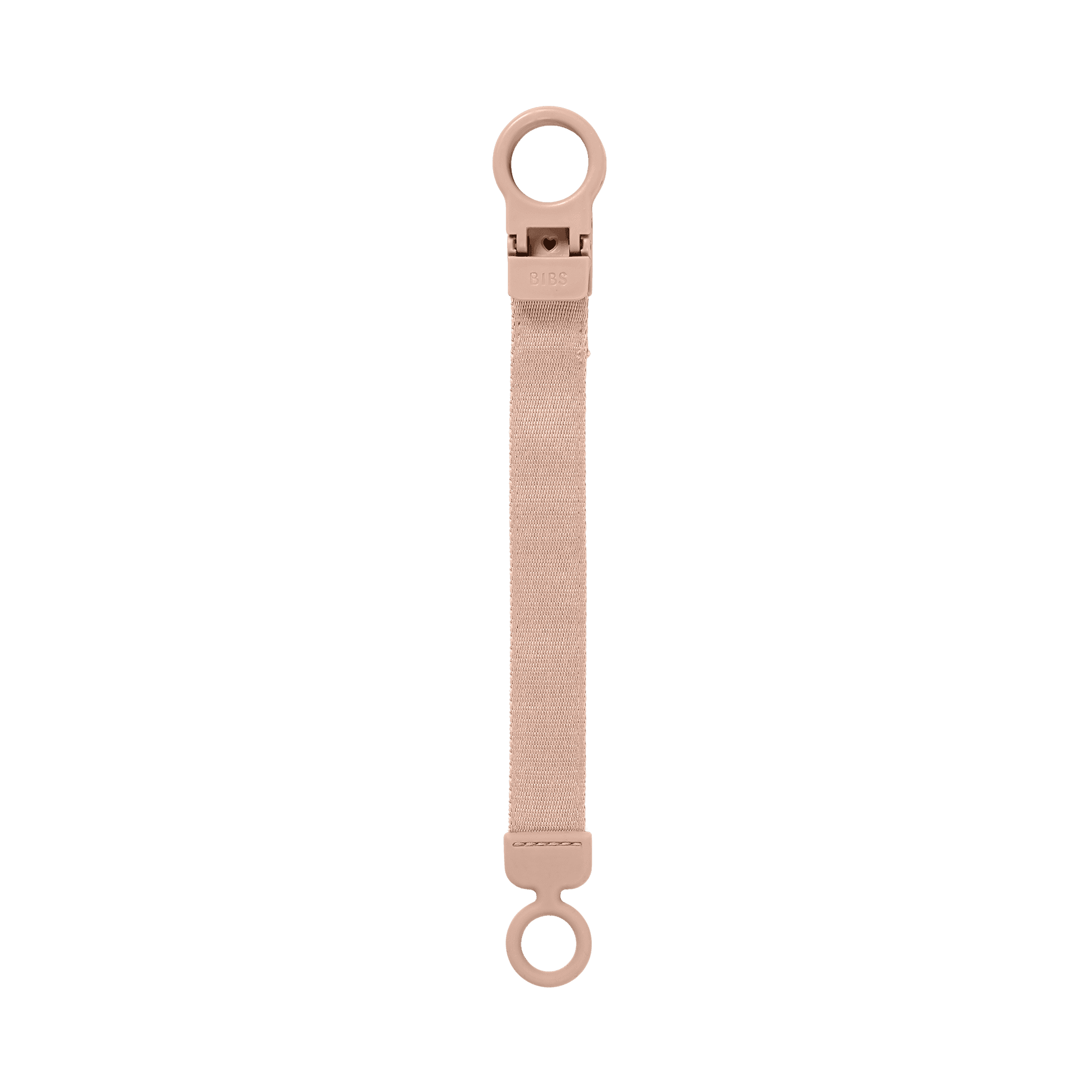 BIBS Pacifier Clip Loop Blush