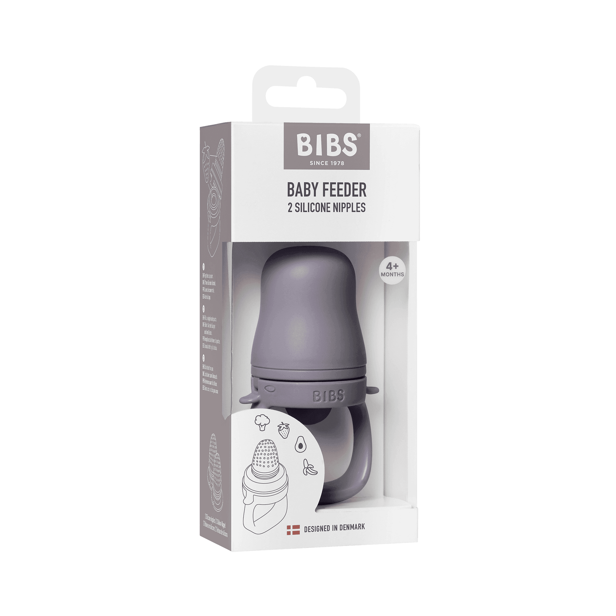 BIBS Baby Feeder Fossil Grey - produktbild 3