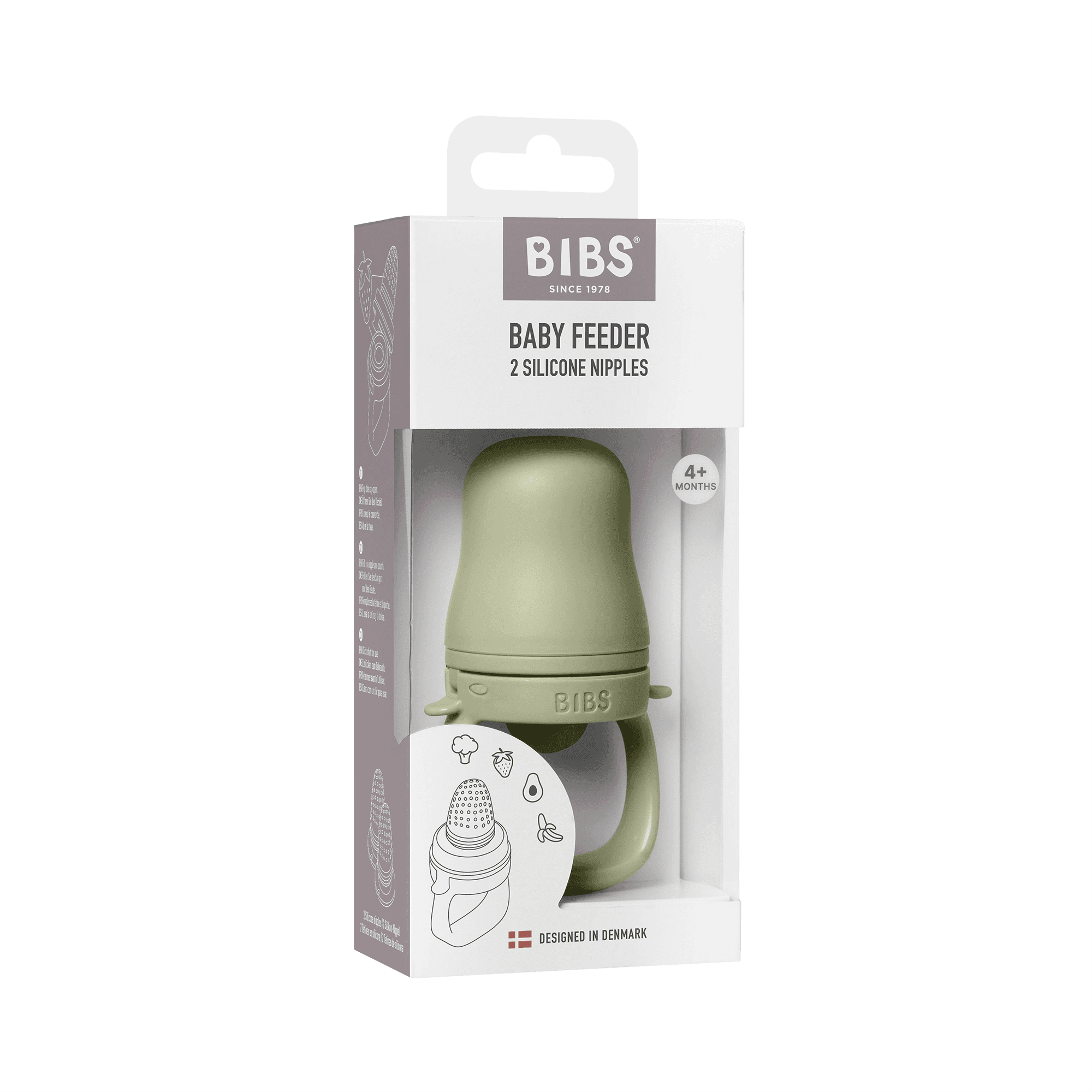 BIBS Baby Feeder Sage - produktbild 3