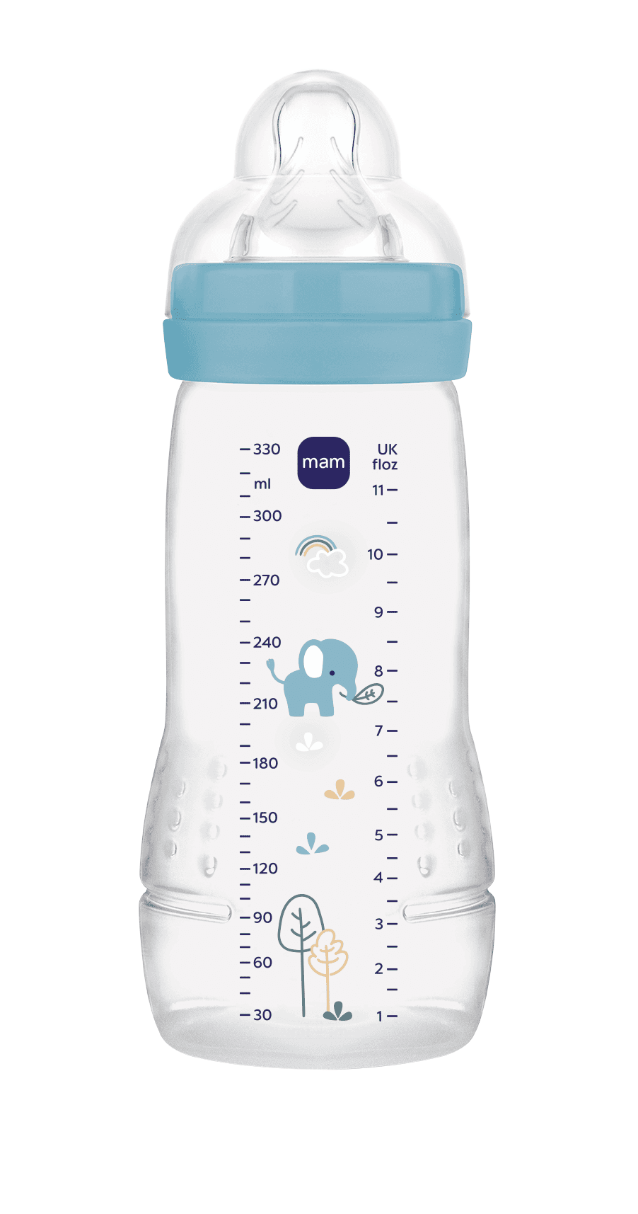 MAM Easy Active Baby Bottle Blue 330 ml