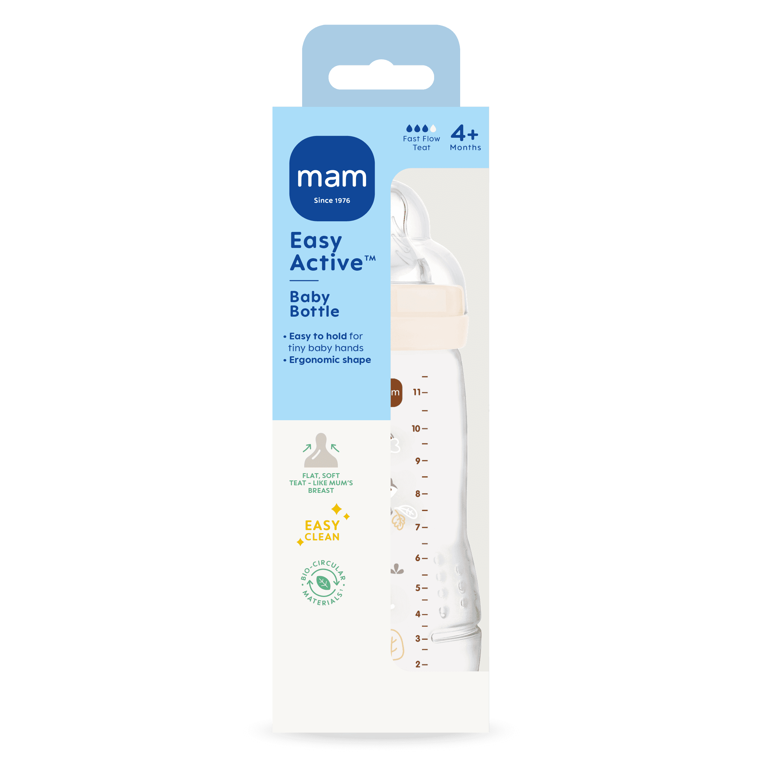 MAM Easy Active Baby Bottle Neutral 330 ml - produktbild 2