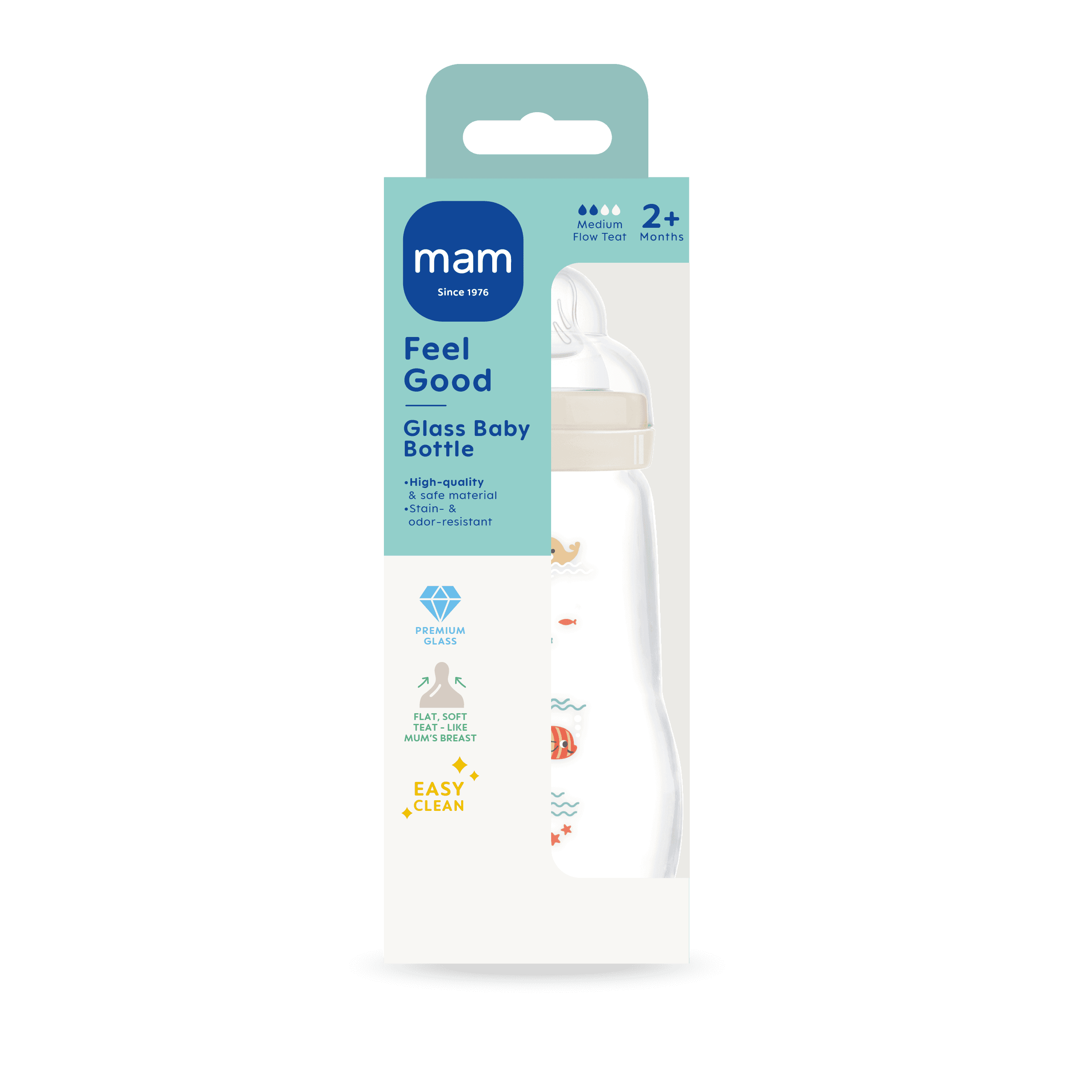 MAM Feel Good Bottle Neutral 260 ml - produktbild 2