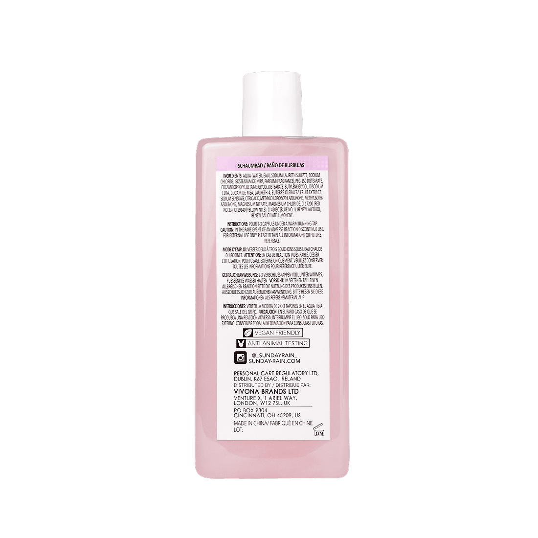 Sunday Rain Acai Berry Bubble Bath 450 ml 2