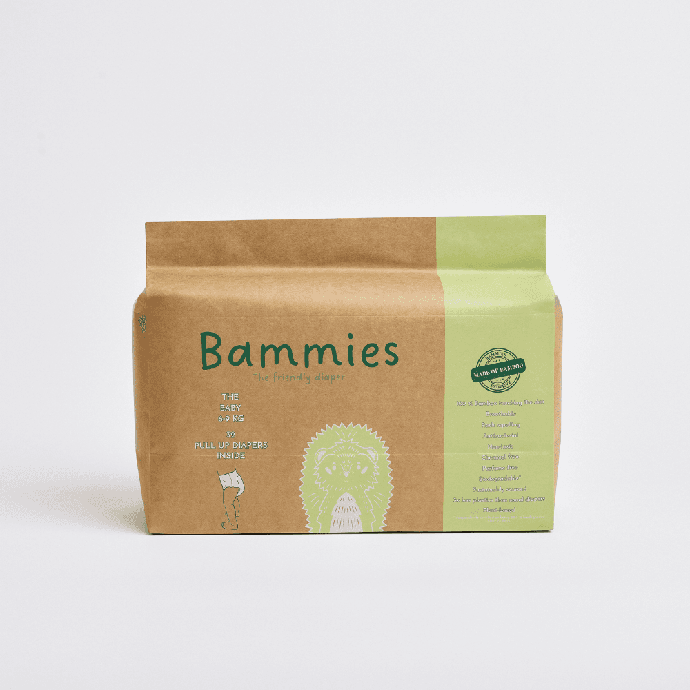 Bammies Bambubyxblöjor The Baby 6-9 kg 32 st 3
