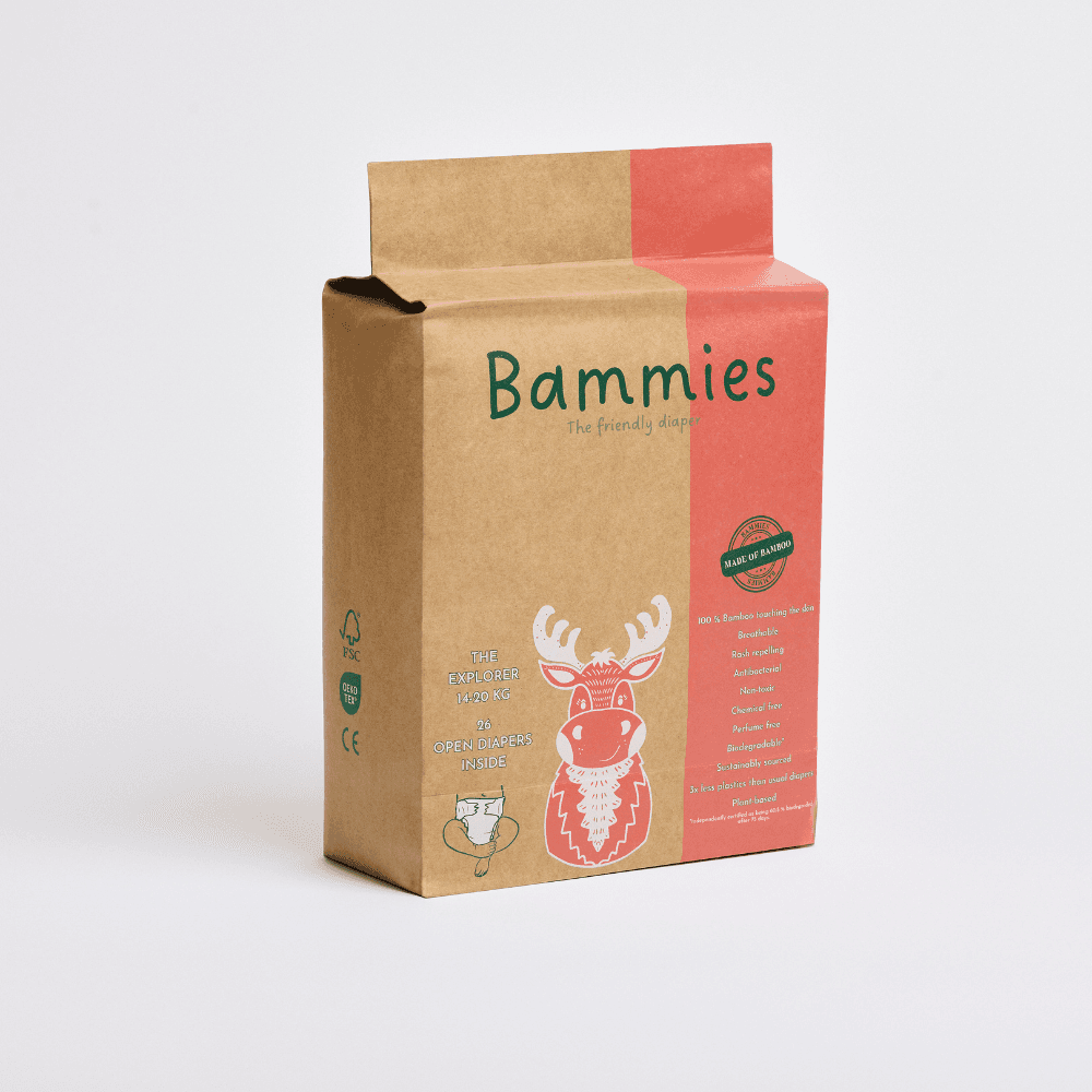 Bammies Bambublöjor The Explorer 14-20 kg 26 st