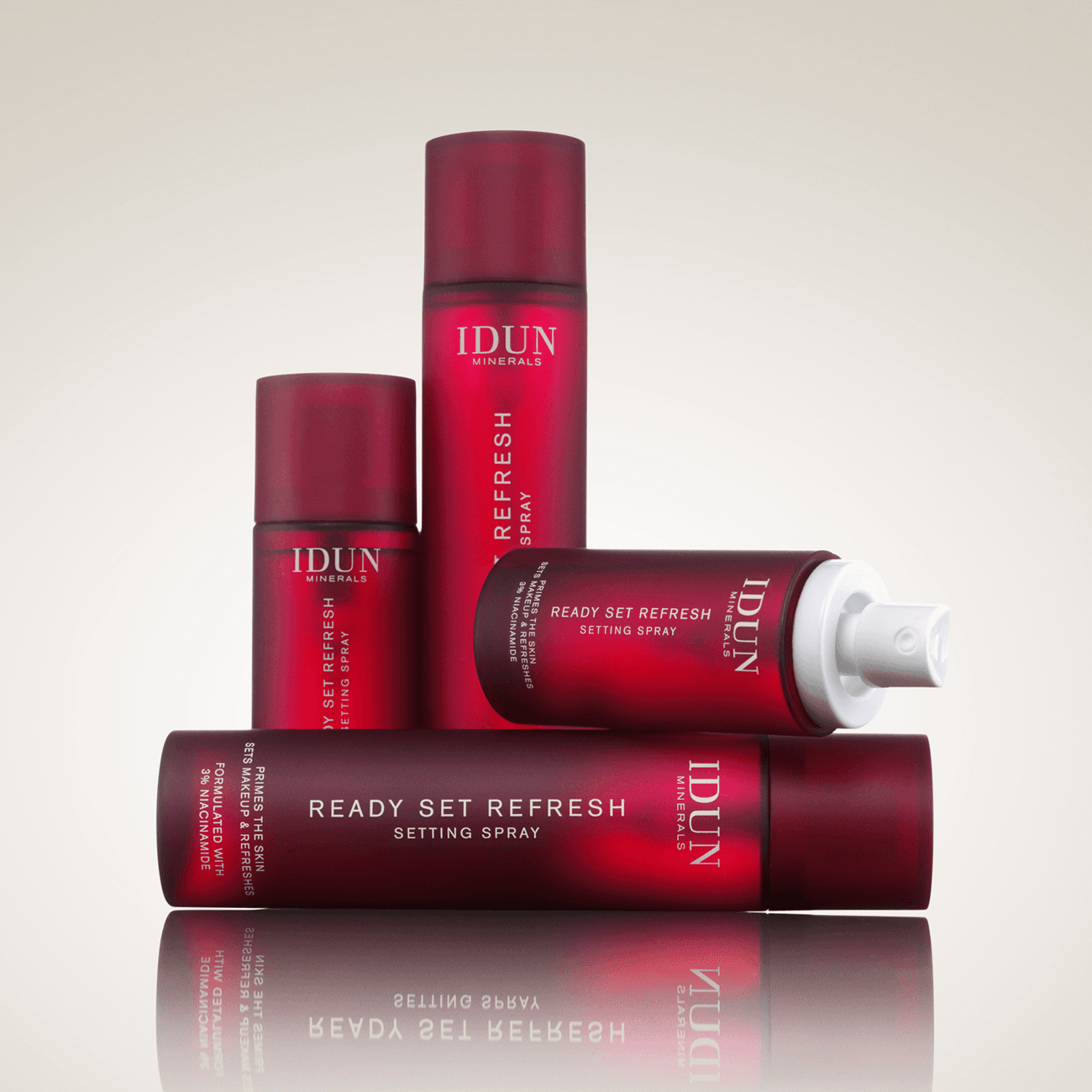 IDUN Minerals Ready Set Refresh Setting Spray Travel Size 50 ml - produktbild 2
