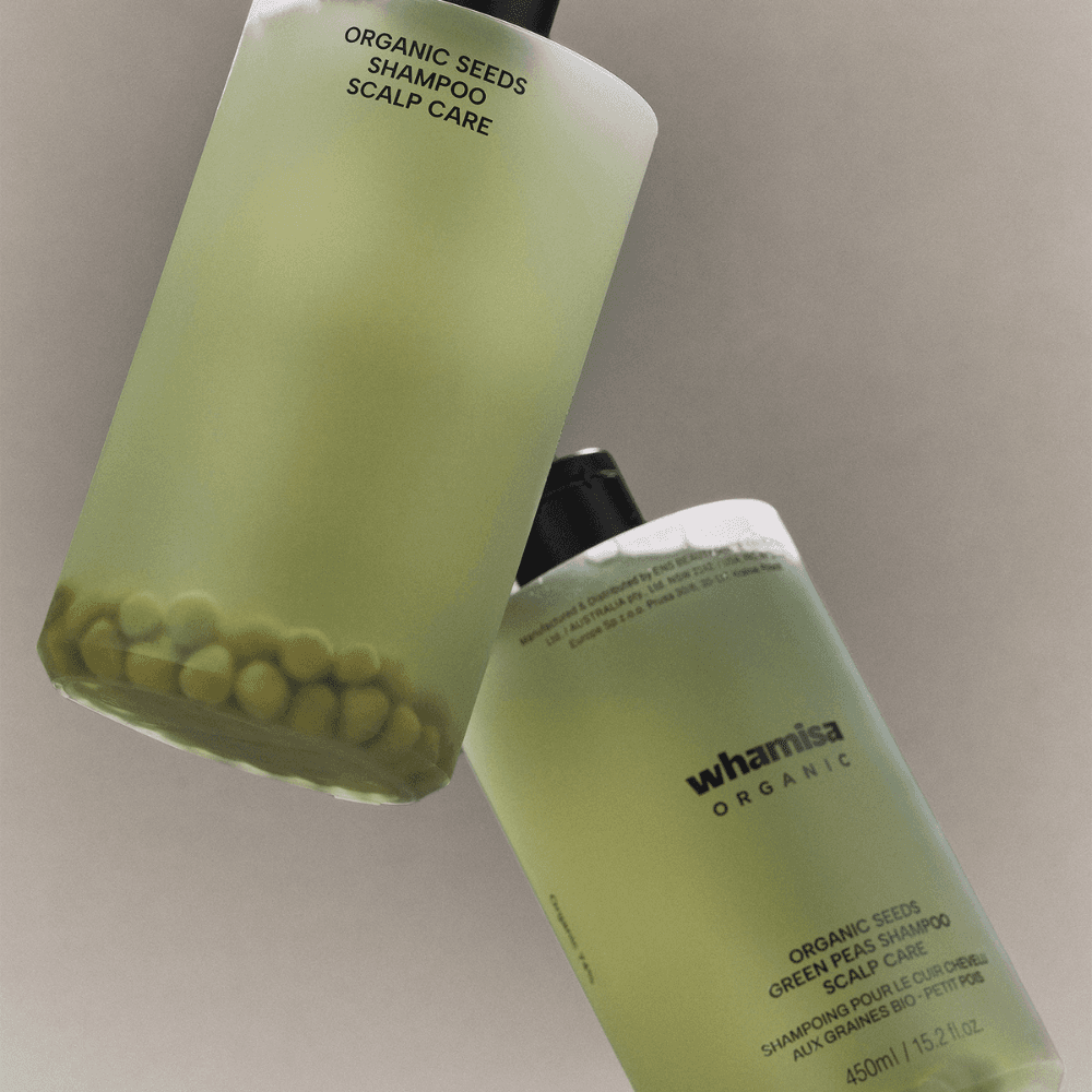 Whamisa Organic Seeds Green Peas Shampoo Scalp Care 450 ml 4