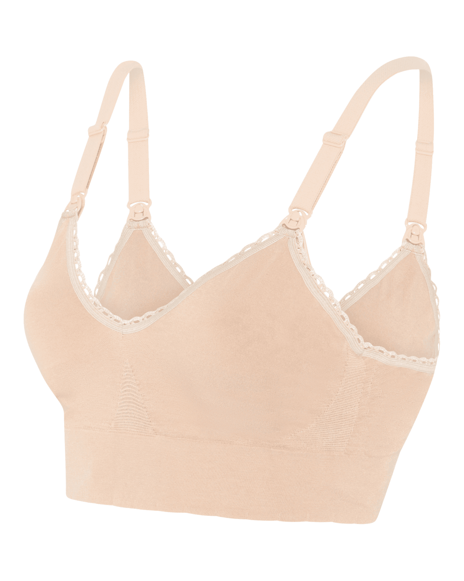 momkind Amningsbh utan bygel Sand S/M E-G