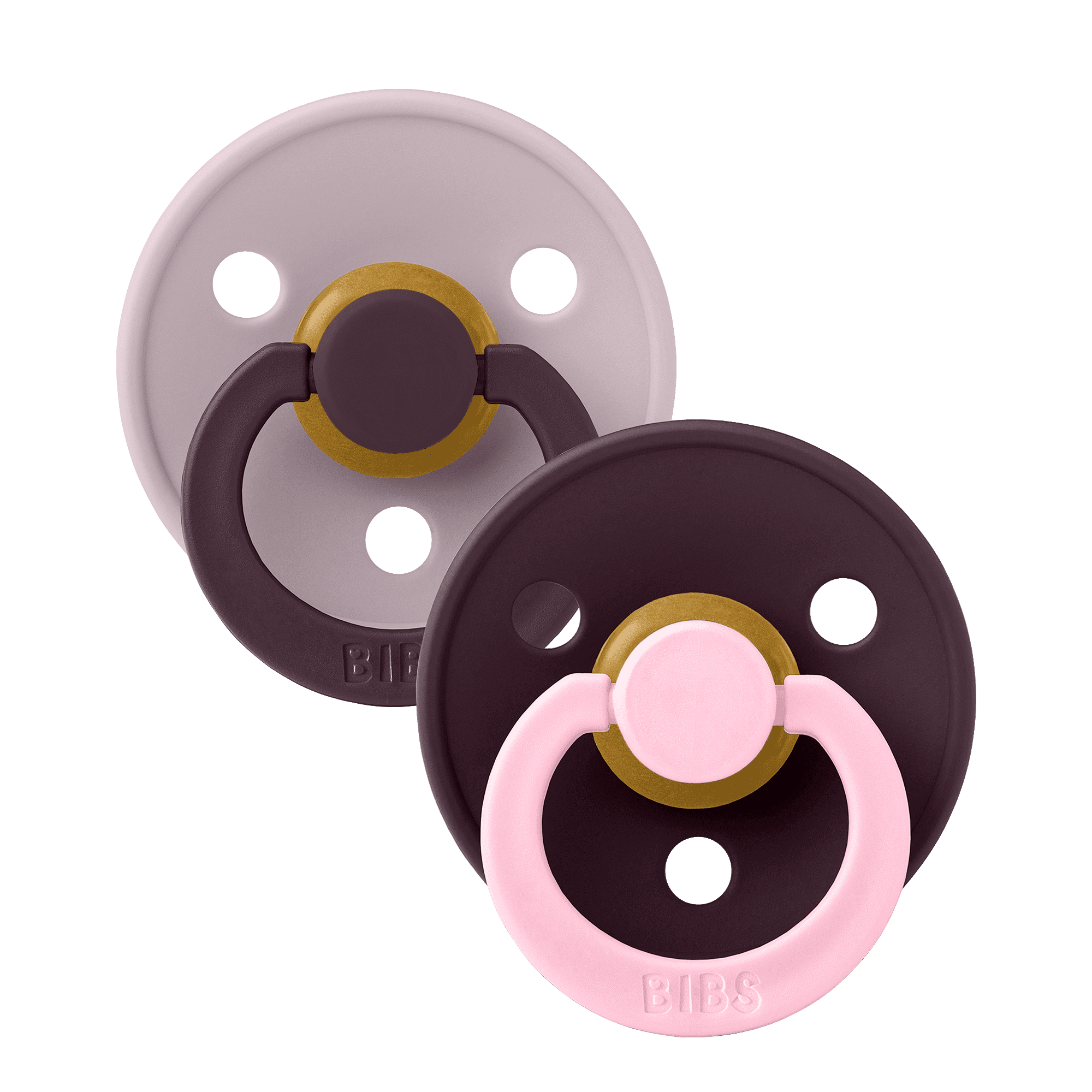 BIBS Studio Colour Fusion Latex Size 1 Dusky Lilac Plum Mix 2-pack - produktbild 3