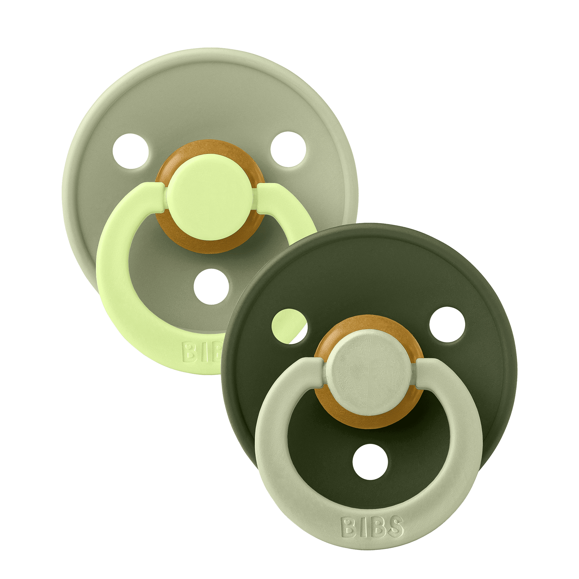BIBS Studio Colour Fusion Latex Size 1 Sage Hunter Green Mix 2-pack - produktbild 3