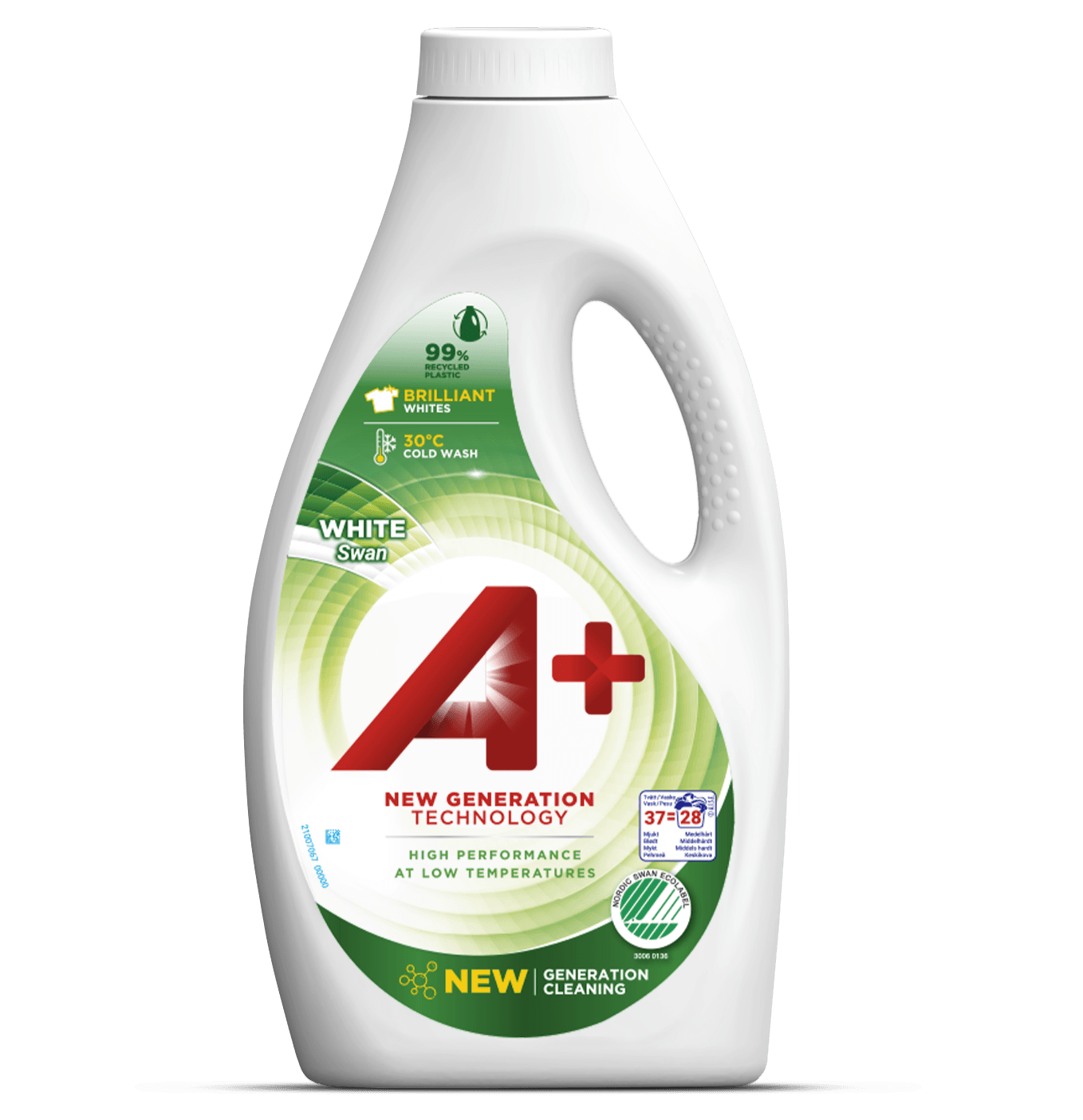 A+ White Flytande Tvättmedel 1500 ml