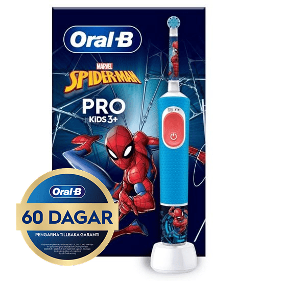 Oral-B Pro Kids Spider-Man Eltandborste för Barn Från 3 år - produktbild 2