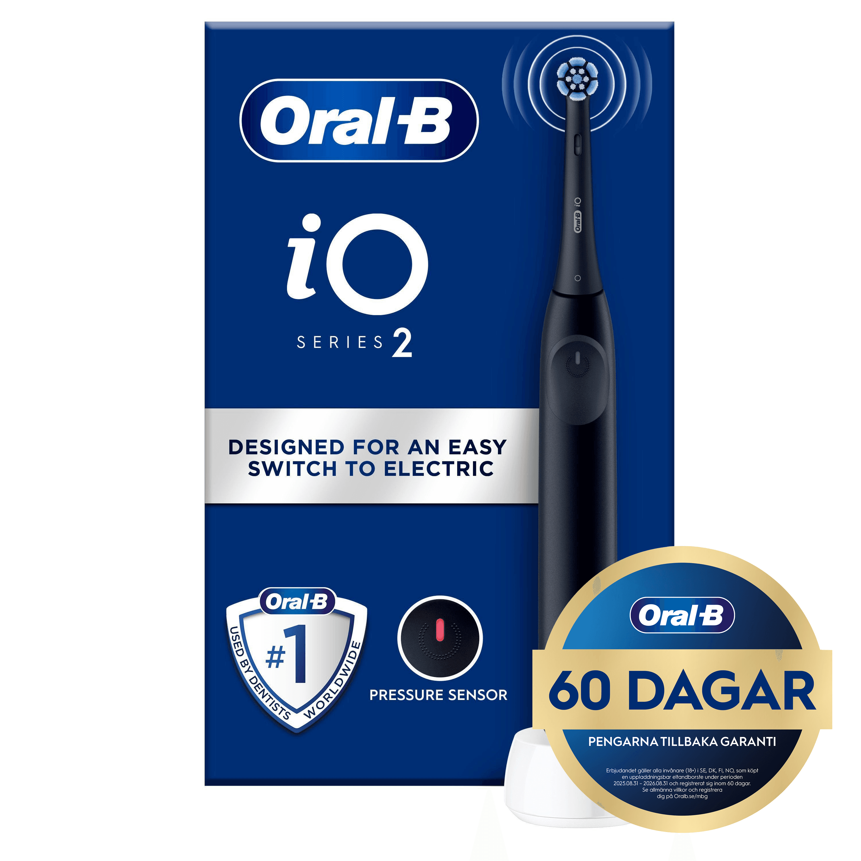 Oral-B iO 2 Eltandborste Night Black 2