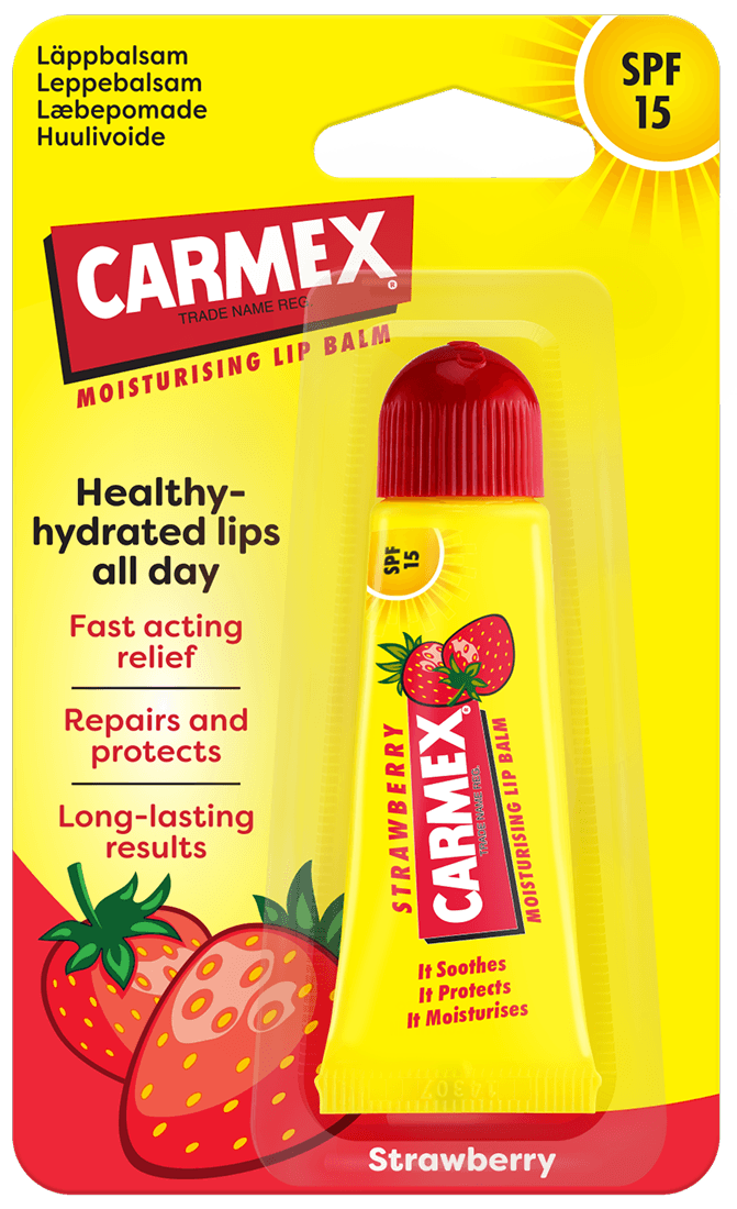 Carmex Strawberry Tube 10 g 3
